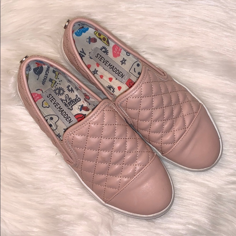 Steve Madden Pink Slip Ons